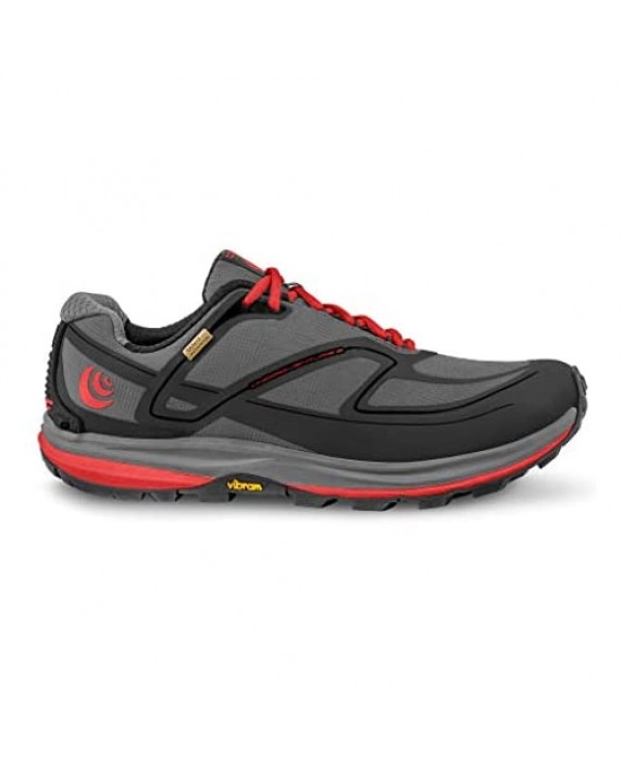 Topo Athletic Mens Hydroventure 2 Color: Charcoal/Red Size: 10 (M027-100-CHARED)