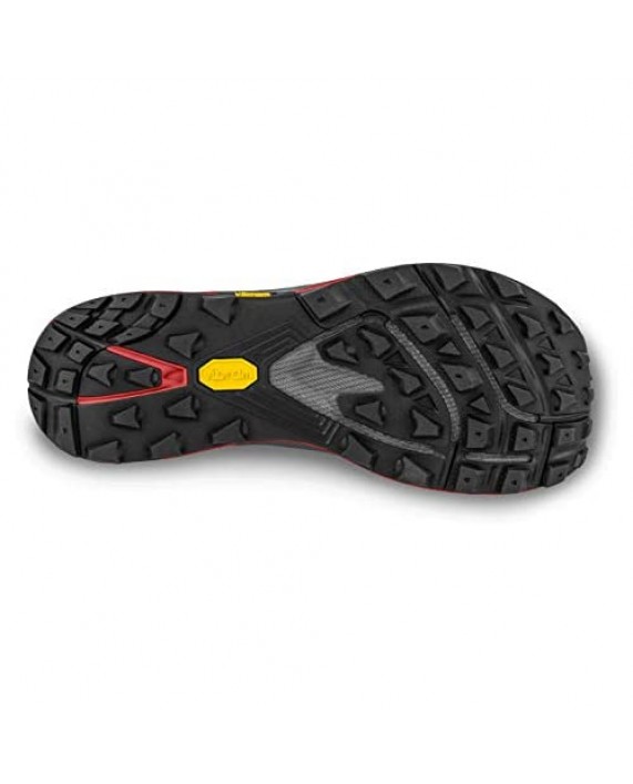 Topo Athletic Mens Hydroventure 2 Color: Charcoal/Red Size: 9 (M027-090-CHARED)