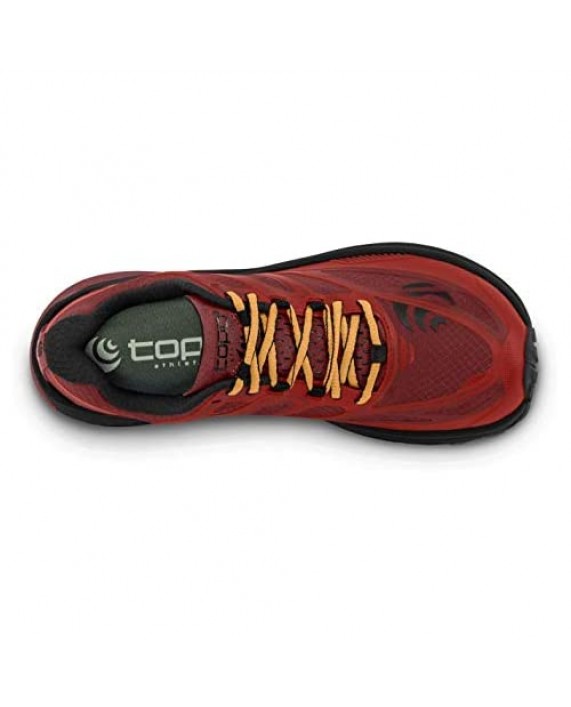 Topo Athletic Men's MTN Racer Trail Running Shoe Red/Orange Size 12