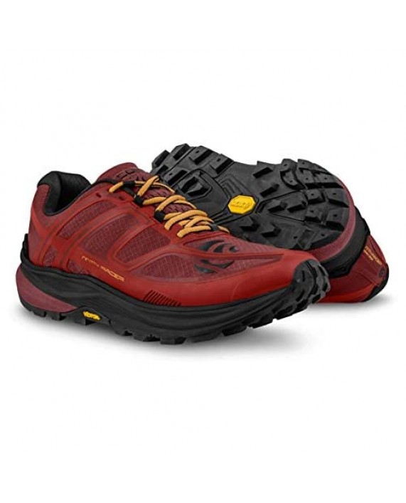 Topo Athletic Men's MTN Racer Trail Running Shoe Red/Orange Size 12