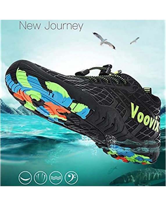 Voovix Mens Minimalist Trail Running Barefoot Shoes Womens Quick Drying Water Shoes for Swim Surf Beach
