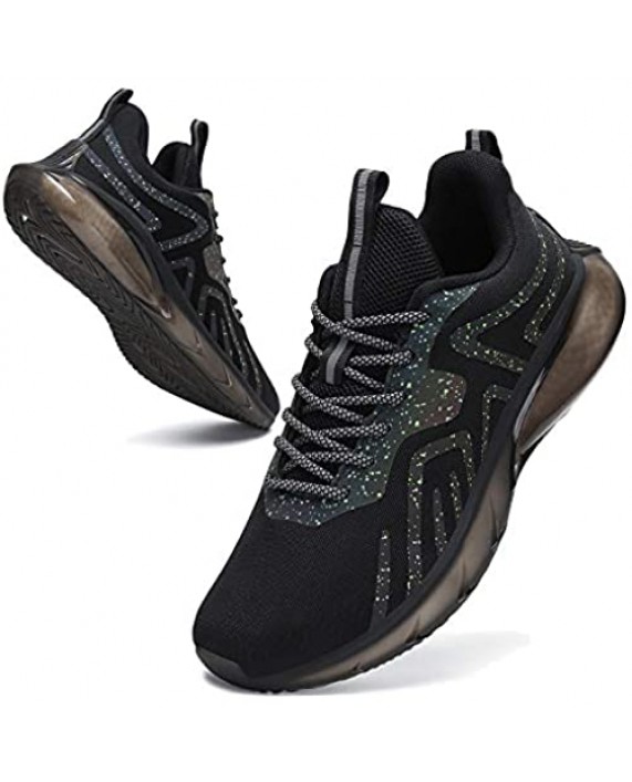 Xingfujie Mens Athletic Running Walking Tennis Shoes Fashion Sneakers