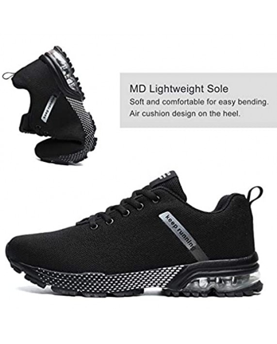 Zeoku Mens Running Shoes Fashion Breathable Air Cushion Sneakers Lightweight Tennis Sport Casual Walking Athletic for Men Outdoor Jogging Shoes