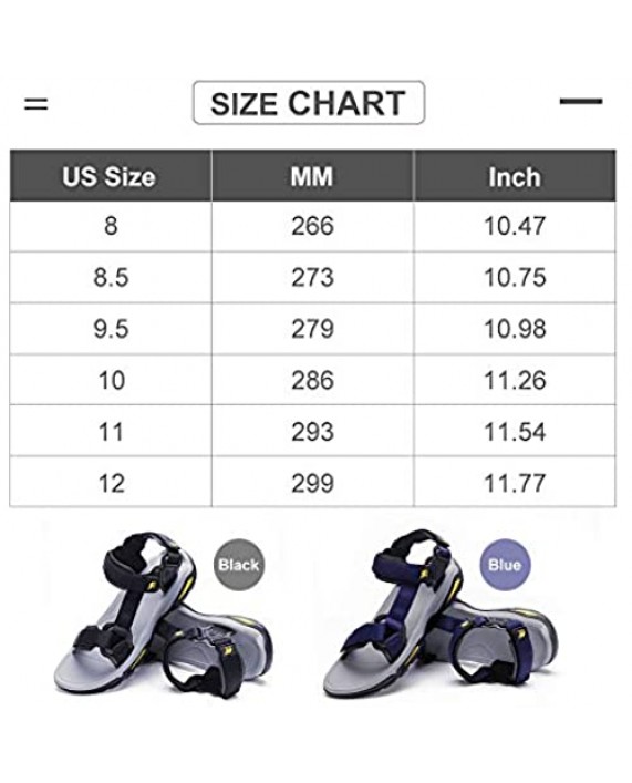 CAMEL Sport Sandals for Men Strap Athletic Shoes Waterproof Hiking Sandals for Walking Beach Outdoor Summer