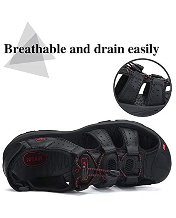 Men's Sport Sandals Hiking Closed Toe Outdoor Beach Summer Fisherman Water Shoes