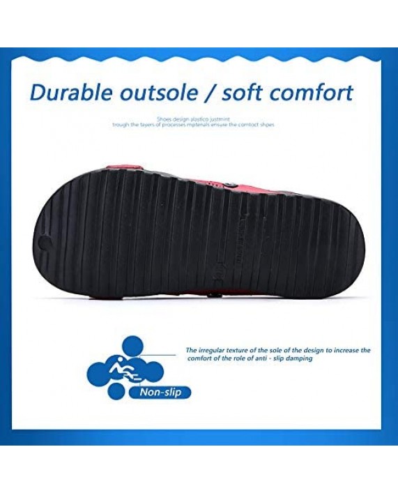 YING LAN Mens Adissage Slide Athletic Sandal Shower Shoes Flip Flop