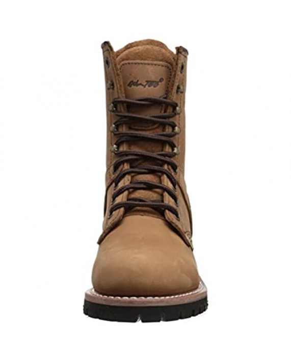 Ad Tec womens Women's 9 Brown-w Logger Boot Brown 6.5 US