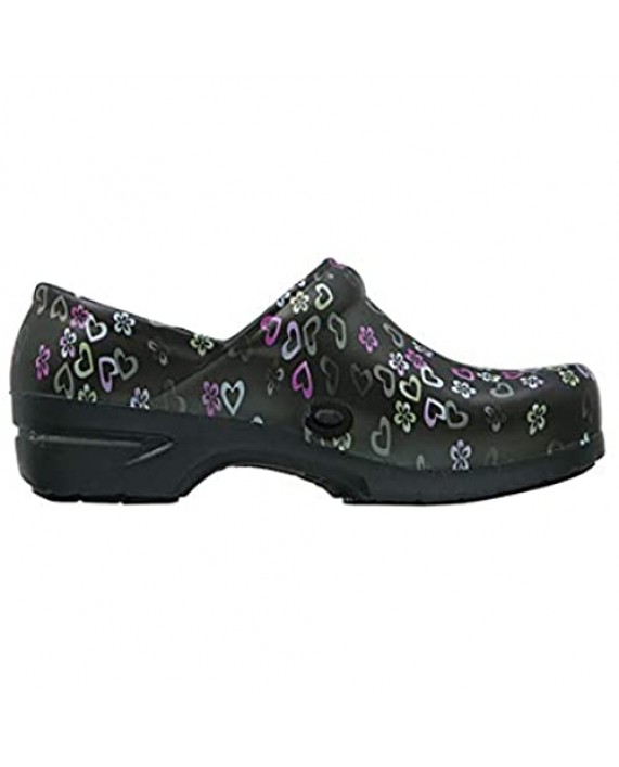 Anywear SRANGEL Women's Healthcare Professional Closed Back Clog 8 Lucky in Love