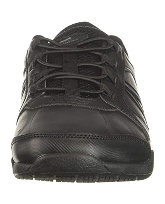 Avia Focus Black Non Slip Shoes for Women – Comfort Shoes for Work Nursing Restaurants & Walking
