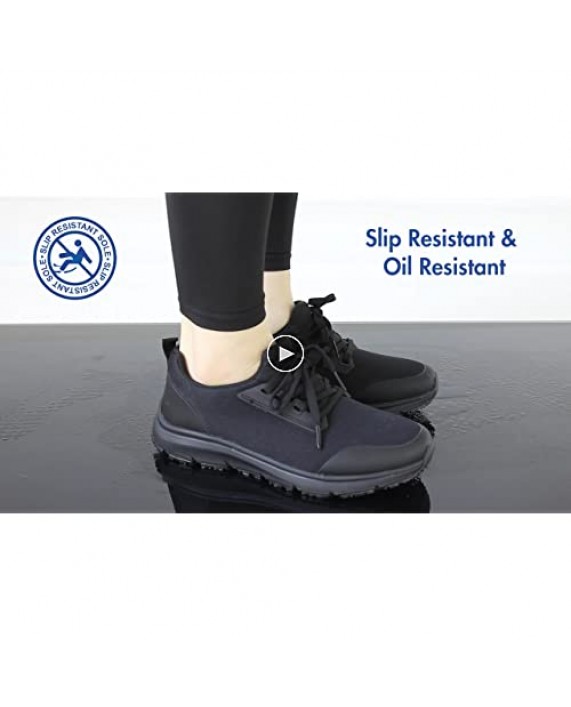 Hawkwell Women's Comfort Slip Resistant Food Service Work Shoes