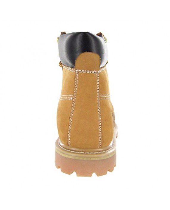 Safety Girl GS003-Tan-7M Steel Toe Work Boots - Tan - 7M English Capacity Volume Leather 7M Tan ()