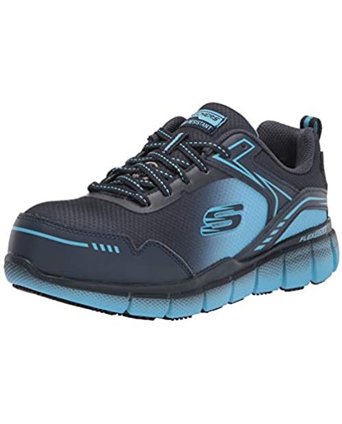 Skechers Women's Lace Up Athletic Safety Toe Construction Shoe