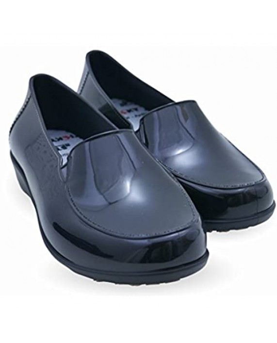 Sticky Waterproof Uniform Dress Shoes for Women - Comfortable Non-Slip Work Shoes - Thermoplastic ClassicPro Loafers