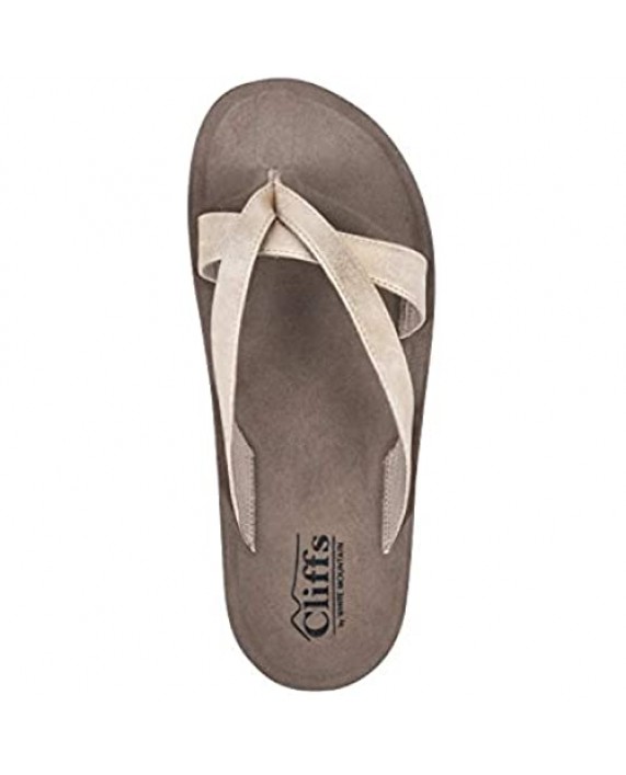 CLIFFS BY WHITE MOUNTAIN Best of Women's Flat Sandal