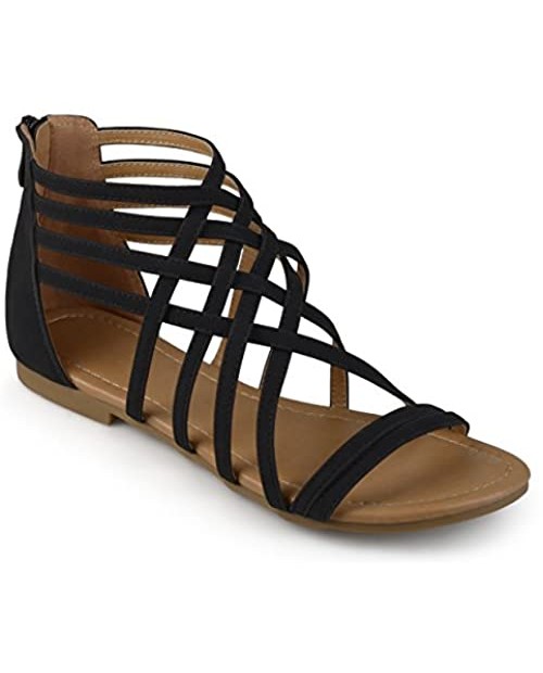 Journee Collection Womens Flat Gladiator Sandals