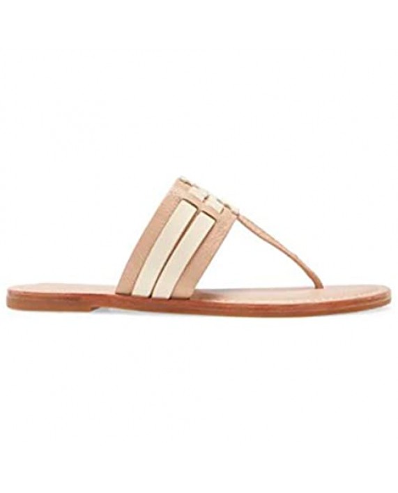 Tory Burch Women's Leigh 05mm Sandals Flats Slides in Tumbled Leather
