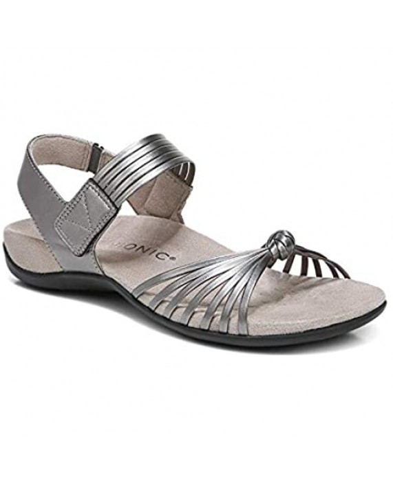 Vionic Women's Rest Talulah Strappy Sandals- Ladies Sandals with Concealed Orthotic Arch Support