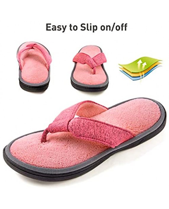 ULTRAIDEAS Women's Adjustable Flip Flop Slippers