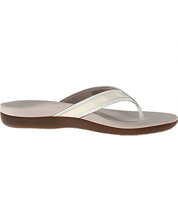 Vionic Tide II - Women's Leather Orthotic Sandals - Orthaheel White - 10 Medium
