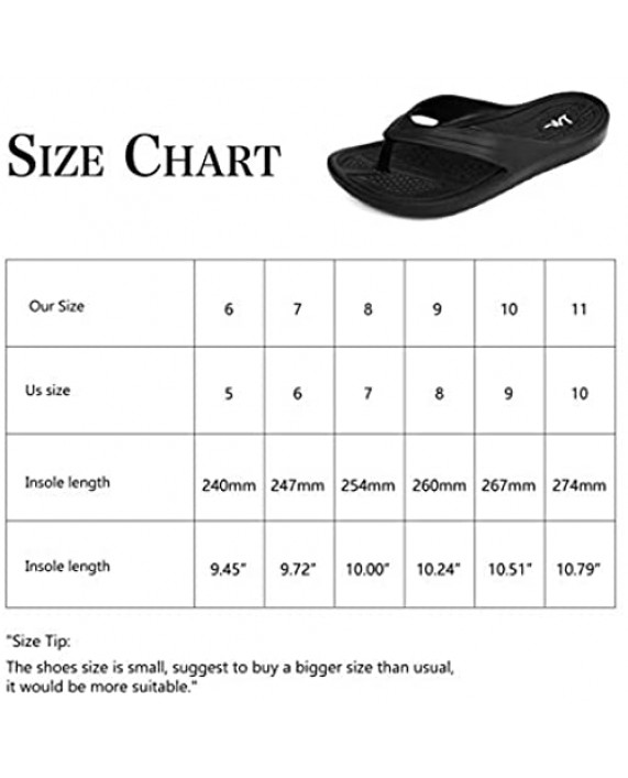 Women's Flip Flops Thong Sandals Casual Sandals Shower Shoes Beach Slippers Slides Sandals Slip on Water Shoes