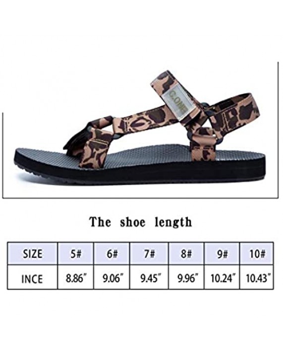 CHOOSEONE Women's Sport Sandals Hiking Sandals Athletic Sandal with Arch Support Yoga Mat Insole Outdoor Light Weight Water Shoes
