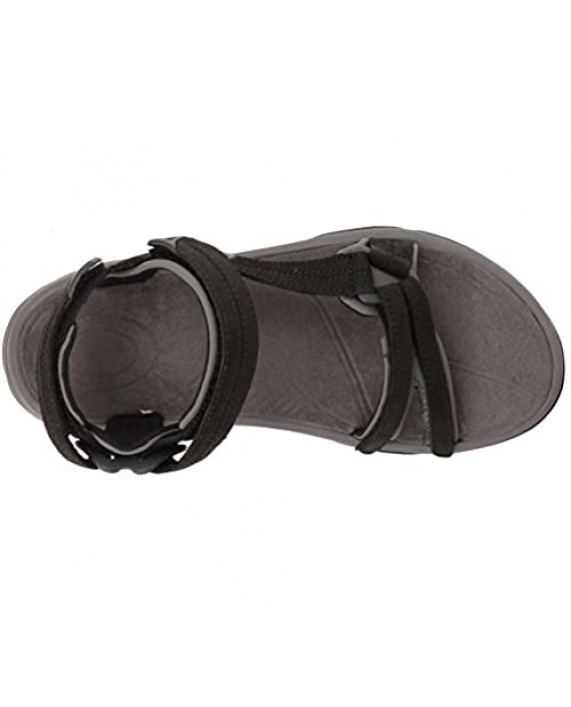 Teva Women's Terra FI LITE Leather Sandal Black 8 Medium US