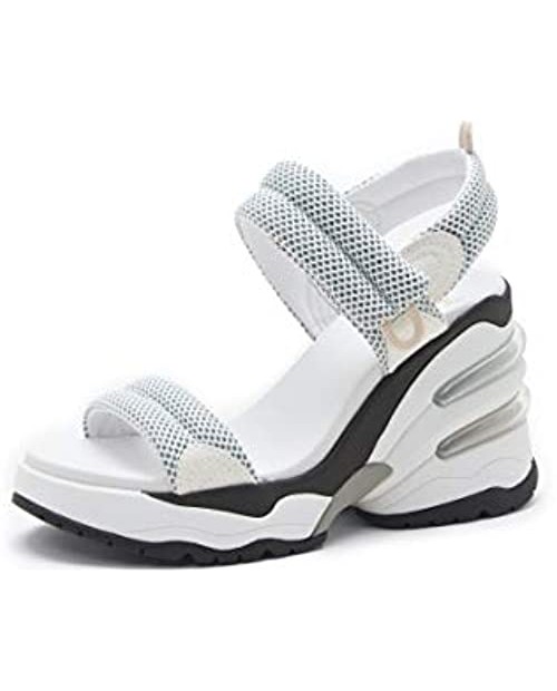 ASH Women's Cosmos High Platform Sandal Sneaker Casual Walking Open Toe Shoes for Travel/Walking/Casual/Beach