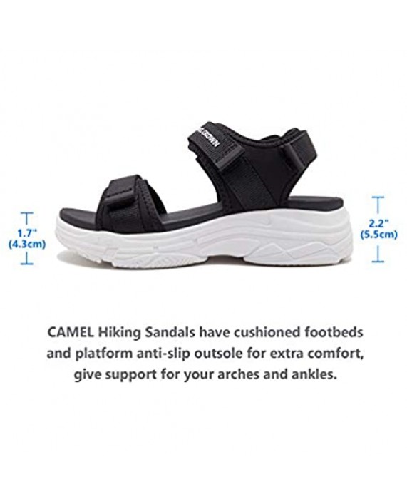 Women Platform Sandals Sport Hiking - Beach Sandals Wedge for Women Summer Waterproof Sandals Casual Comfy Open Toe