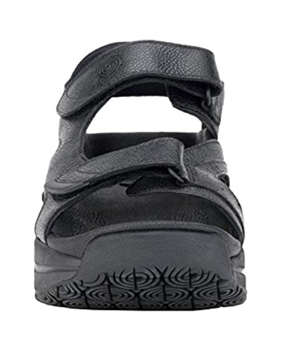 Z-CoiL Pain Relief Footwear Women's Sidewinder Black Sandal