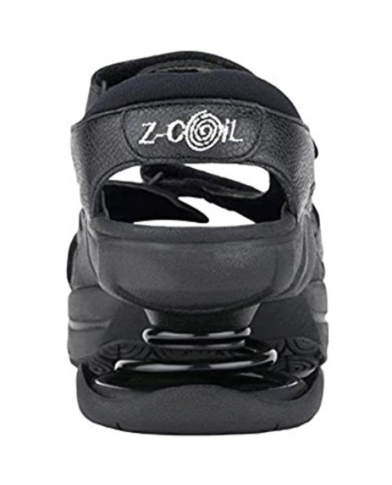 Z-CoiL Pain Relief Footwear Women's Sidewinder Black Sandal