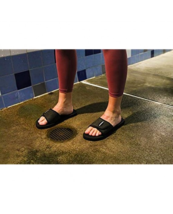 Shower Shoez Women's Non-Slip Pool Dorm Water Slide Sandal