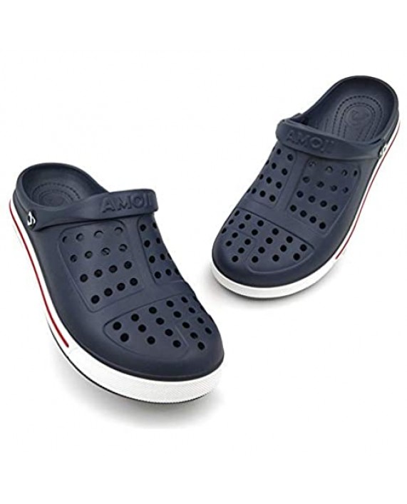 Amoji Unisex Garden Clogs Slip On Shoes CL1820