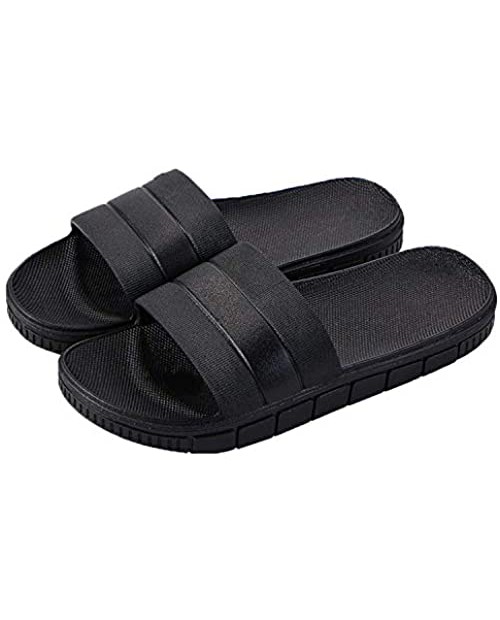 clootess Shower Shoes Bath Slipper Slides Sandal for Women and Mens Bathroom Pool Non-Slip Quick Drying