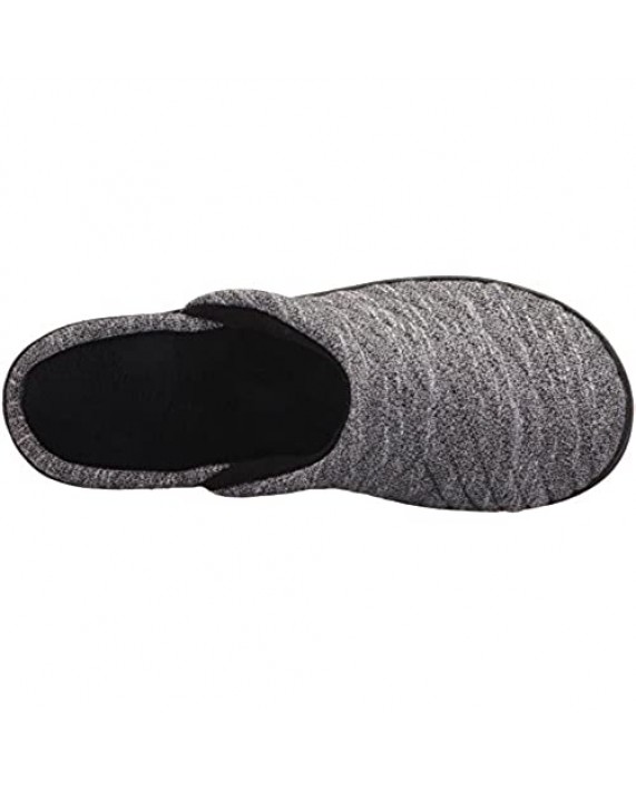 isotoner Women's Space Dyed Andrea Slip On Clog Slipper with Moisture Wicking for Indoor/Outdoor Comfort and Arch Support