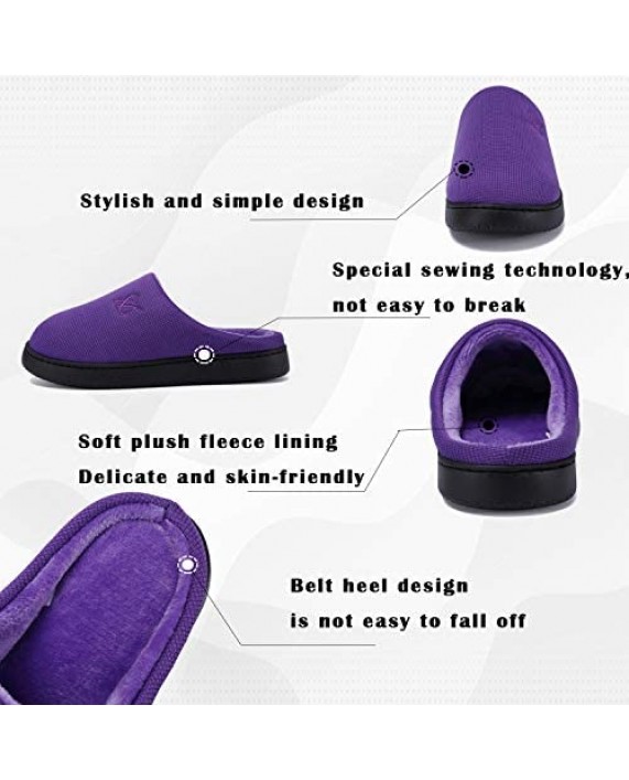 landeer Memory Foam Slippers Couple Style Men's and Women's House Casual Shoes