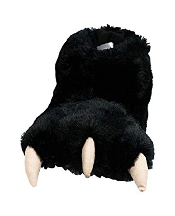 Lazy One Animal Paw Slippers for Kids and Adults Fun Costume for Kids Cozy Furry Slippers