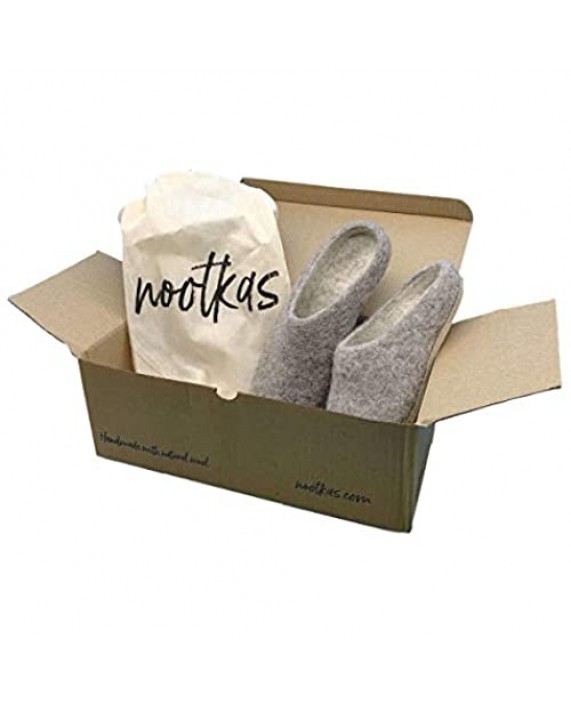Nootkas Women's Felted Merino Wool 'Astoria' Mule House Slipper