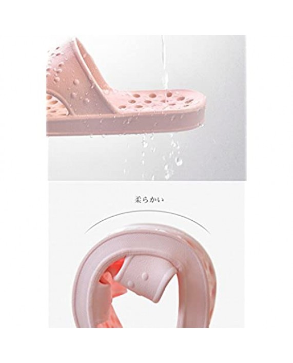 shevalues Shower Shoes for Women Quick Drying Pool Slides Beach Sandals with Drain Holes