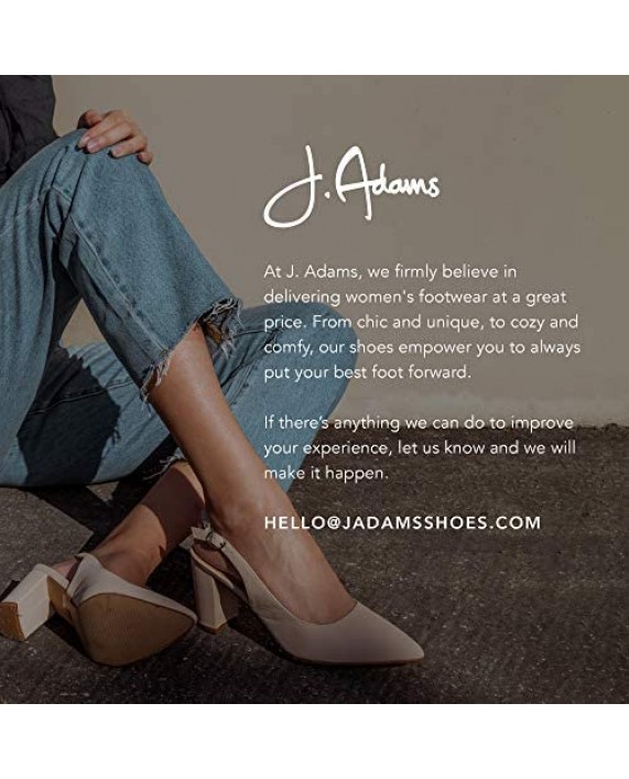 J. Adams Pixie Heels - Vintage Retro Round Toe Shoe with Ankle Strap